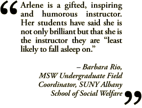 A quote about Arlene Lev