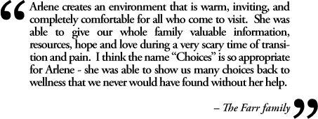 A quote about Arlene Lev