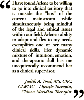 A quote about Arlene Lev